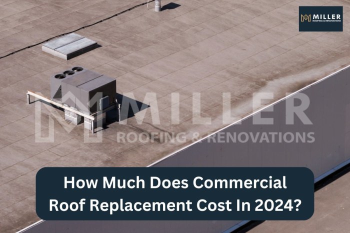 Commercial roof replacement cost