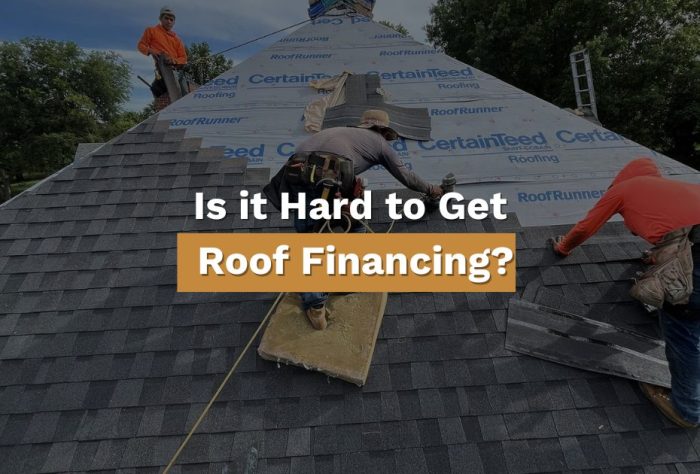Roof installation financing options