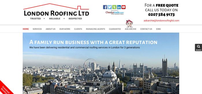 See Our Works | London Roofing