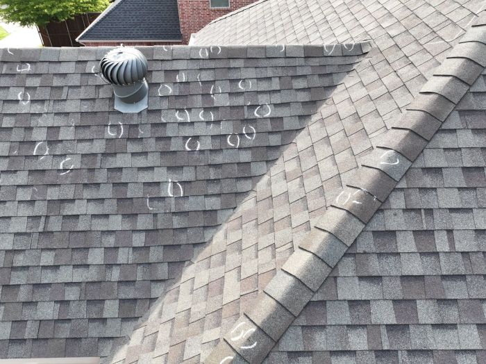 Hail damage roof replacement - Modern Exterior Roofing