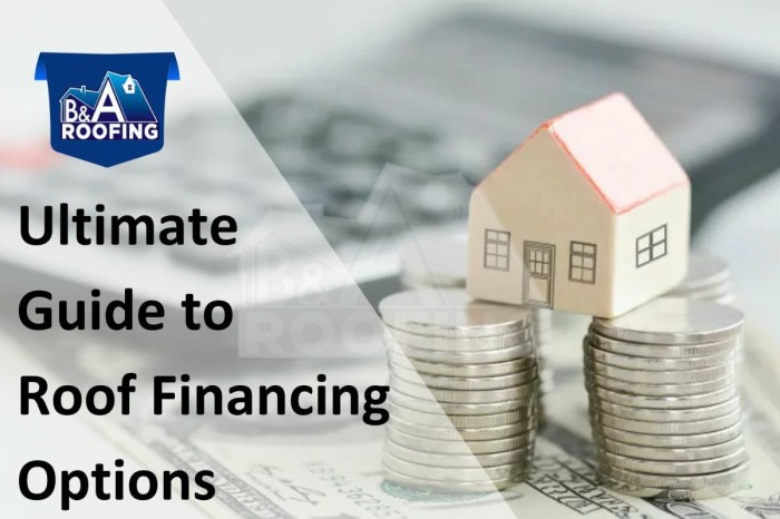 Roof installation financing options