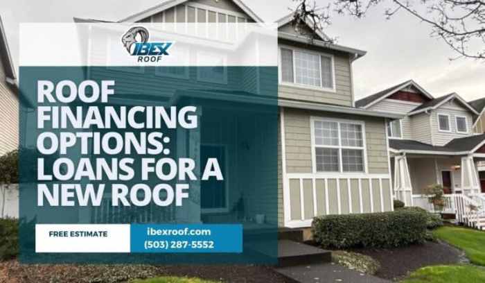 Roof installation financing options